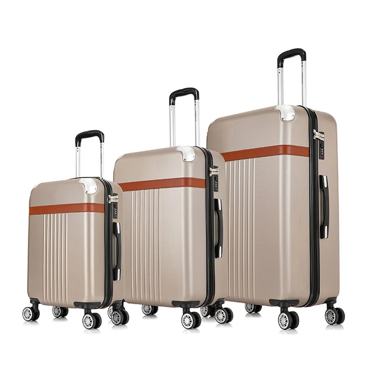 Ретро багаж от ABS с каишки от изкуствена кожа